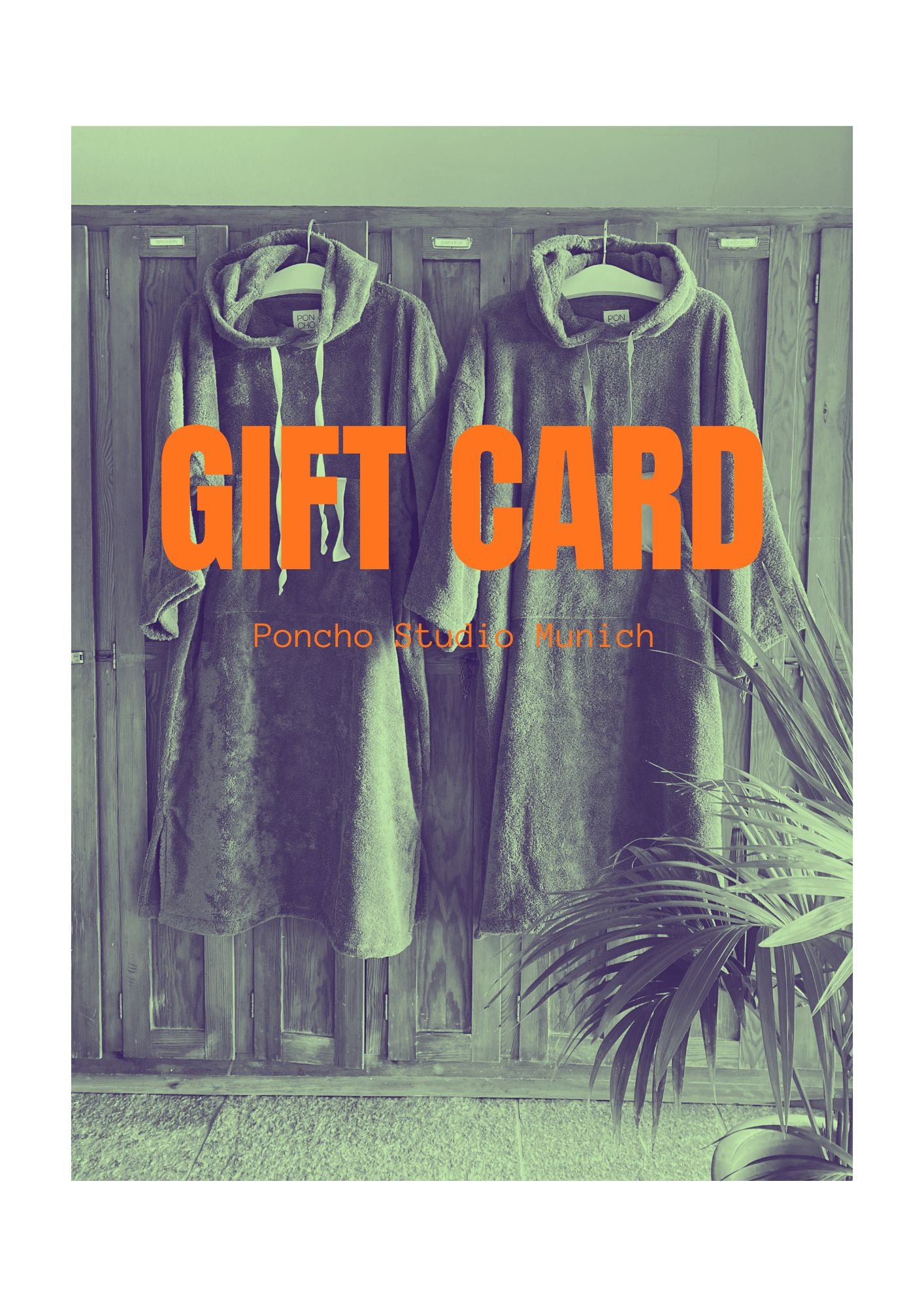 Gift Card Poncho Studio